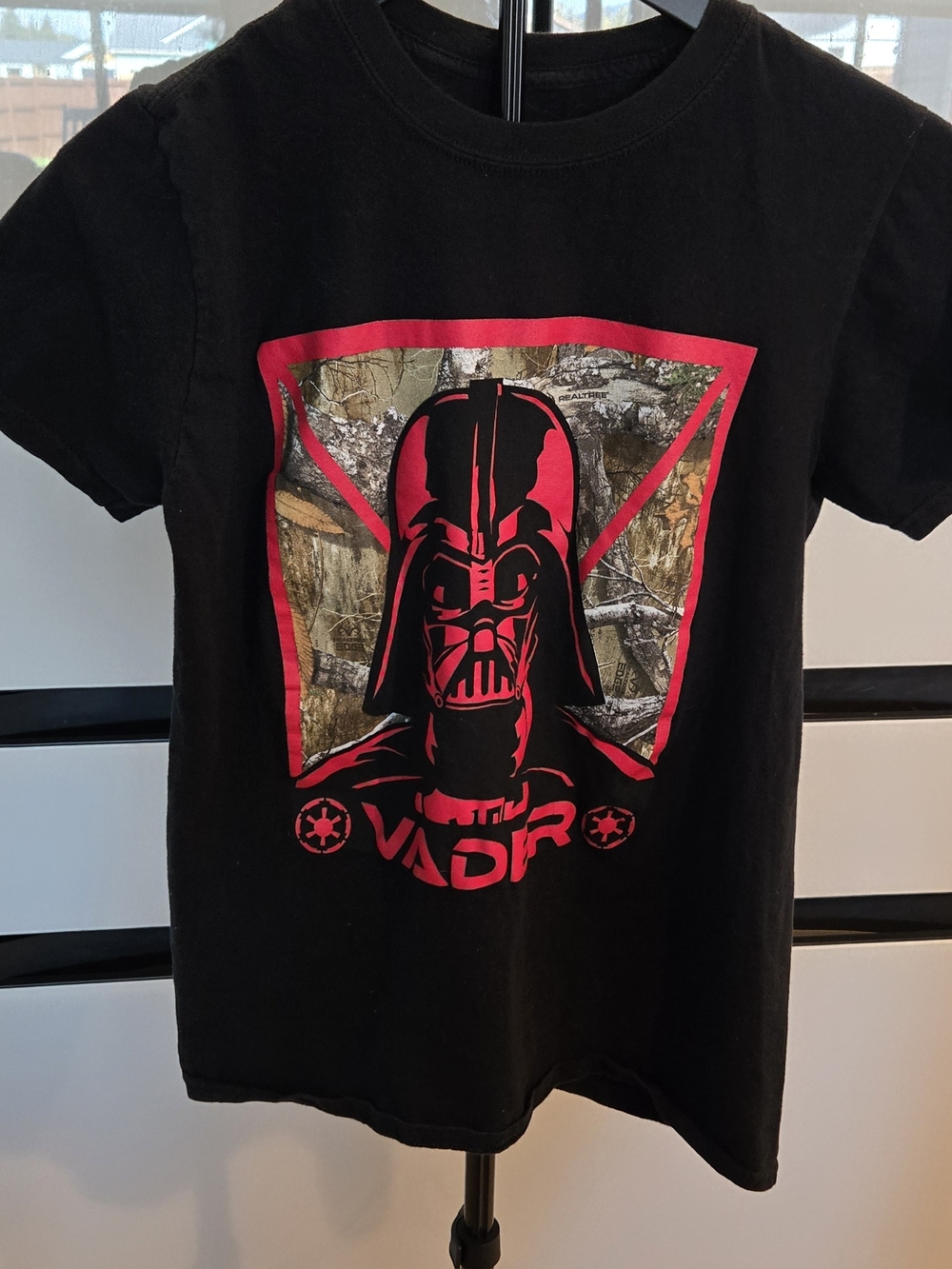 Disney Darth Vader Graphic Tee Black Small